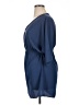Everly Solid Blue Casual Dress Size XXL (estimated) - photo 5
