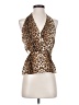 Lulus Brown Sleeveless Blouse Size S - photo 1