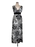AB Studio Paisley Silver Casual Dress Size XL - photo 1