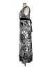 AB Studio Paisley Silver Casual Dress Size XL - photo 5