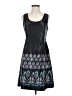 Emmelee 100% Polyester Paisley Gray Casual Dress Size S - photo 1