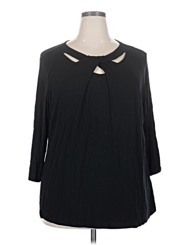 INC International Concepts 3/4 Sleeve Blouse (view 1)