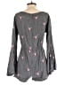 Judith March Hearts Gray Romper Size M - photo 2