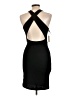 Community Solid Black Cocktail Dress Size L - photo 2