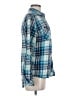 Columbia Plaid Blue Long Sleeve Button-Down Shirt Size M - photo 4