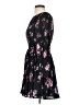 Leith 100% Polyester Floral Black Casual Dress Size XXS - photo 5