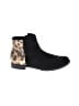 Kenneth Cole REACTION Animal Print Black Ankle Boots Size 4 (youth) - photo 1