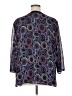 JM Collection 100% Polyester Purple 3/4 Sleeve Blouse Size 20w - photo 2