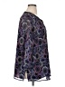 JM Collection 100% Polyester Purple 3/4 Sleeve Blouse Size 20w - photo 4