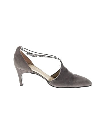 Yves Saint Laurent Vintage Suede Heels (view 1)