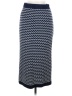 Halogen Chevron-herringbone Blue Casual Skirt Size M - photo 2