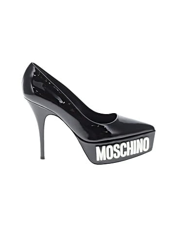 Moschino Patent Leather Platform Pumps (view 1)