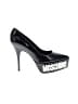 Moschino Black Patent Leather Platform Pumps Size EU 38 - photo 1