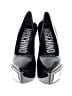 Moschino Black Patent Leather Platform Pumps Size EU 38 - photo 2