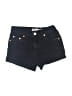 Levi's Solid Black Denim Shorts Size 10 - photo 1
