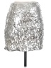 Bar III 100% Nylon Metallic Silver Formal Skirt Size S - photo 2