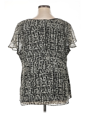 Lane Bryant Outlet Short Sleeve Blouse (view 2)