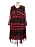 Ulla Popken 100% Polyester Hearts Red Casual Dress Size 20 - 22 - photo 1