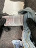 Denizen from Levi's Solid Blue Jeans Size 27 waist - photo 8