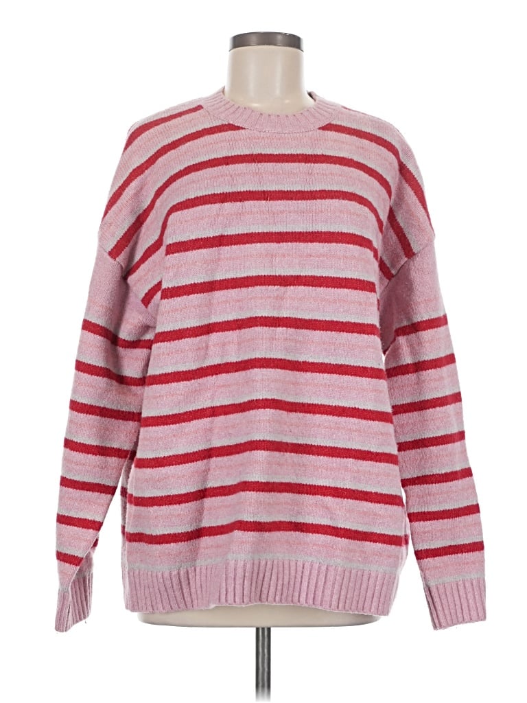Pre-owned Set Pullover Sweater In Pink