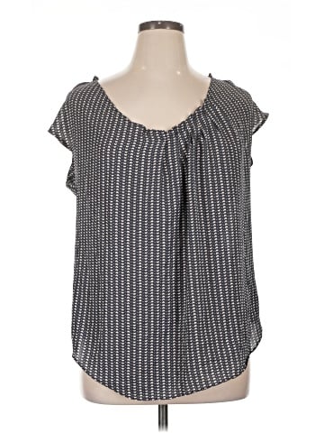 LC Lauren Conrad Short Sleeve Blouse (view 1)