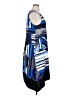 Avenue Graphic Blue Casual Dress Size 18 Plus - photo 4