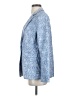 Ann Taylor LOFT Print Blue Blazer Size 4 - photo 5