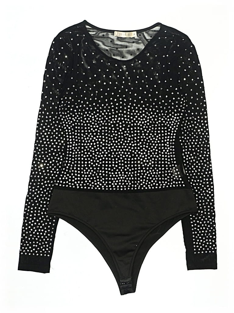 Pre-owned Assorted Brands Bodysuit In Black