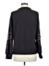 Knox Rose Paisley Black Pullover Sweater Size M - photo 2
