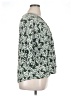 Fun2Fun 100% Rayon Green 3/4 Sleeve Blouse Size 1X - photo 4