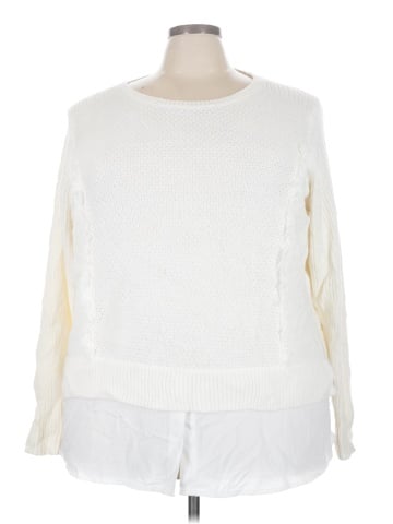 Foxcroft Pullover Sweater (view 1)