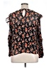 Lucky Brand Black Long Sleeve Blouse Size XL - photo 2