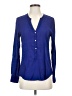 Zara 100% Viscose Blue Long Sleeve Blouse Size S - photo 1