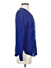 Zara 100% Viscose Blue Long Sleeve Blouse Size S - photo 4