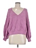 Free People Purple Pullover Sweater Size M - photo 1