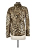 LC Lizette Collection Animal Print Gold Long Sleeve Blouse Size M - photo 2