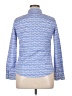Talbots Print Blue Long Sleeve Button-Down Shirt Size 8 - photo 2