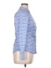 Talbots Print Blue Long Sleeve Button-Down Shirt Size 8 - photo 4