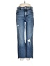 Express Hearts Blue Jeans Size 6R - photo 1