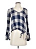 Cloth & Stone Blue Long Sleeve Blouse Size XS - photo 1