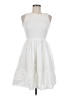 Jill Stuart Solid White Casual Dress Size 6 - photo 1