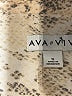 Ava & Viv Animal Print Ivory Long Sleeve Blouse Size 1X - photo 7