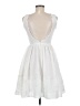 Jill Stuart Solid White Casual Dress Size 6 - photo 2
