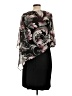 Connected Apparel 100% Polyester Black Cocktail Dress Size 12 - photo 2