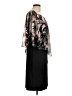 Connected Apparel 100% Polyester Black Cocktail Dress Size 12 - photo 4