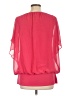 JM Collection 100% Polyester Pink 3/4 Sleeve Blouse Size L - photo 2