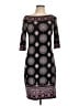 Max Studio Paisley Black Casual Dress Size L - photo 1