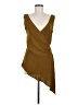Zara 100% Polyester Brown Sleeveless Blouse Size M - photo 1