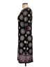 Max Studio Paisley Black Casual Dress Size L - photo 5