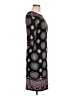 Max Studio Paisley Black Casual Dress Size L - photo 4